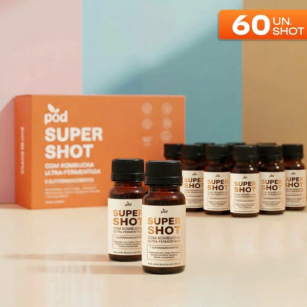 Kit 60 Super Shots 50ml R$7 Imunidade Digestão