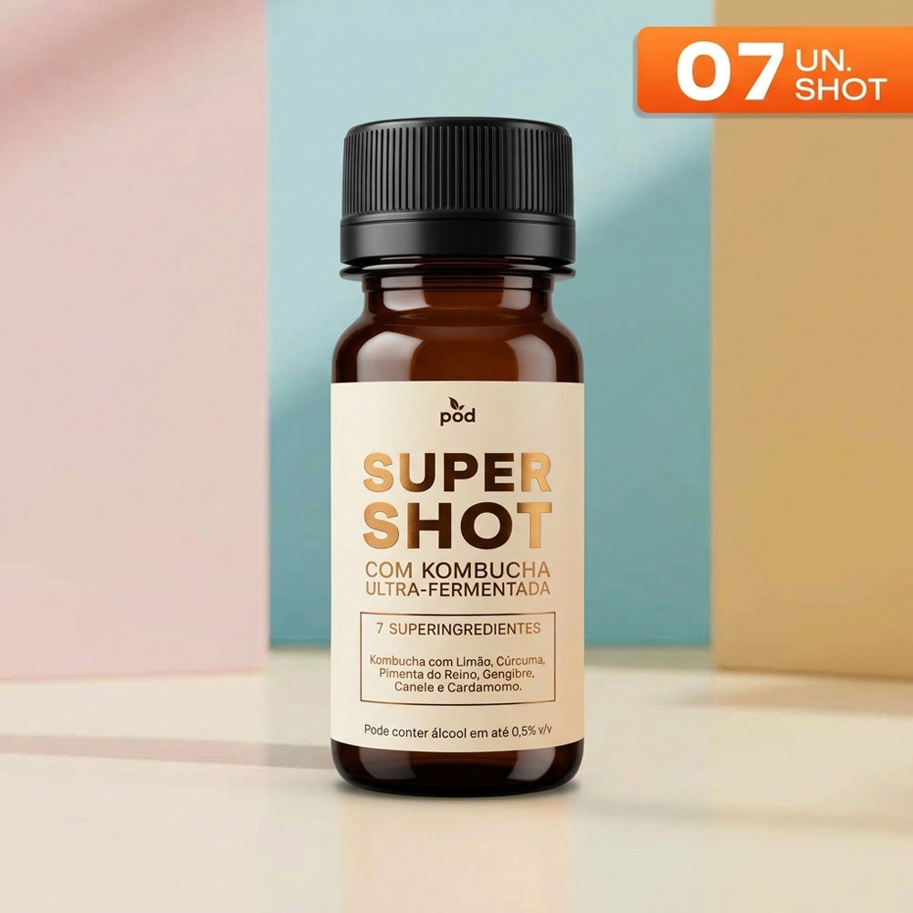 Kit semanal 7 Super Shots Pod 50ml Imunidade Digestão
