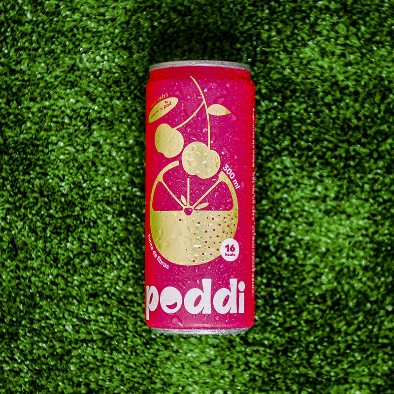 Cereja Ice - Refris Prebióticos Poddi™ - 06 un.
